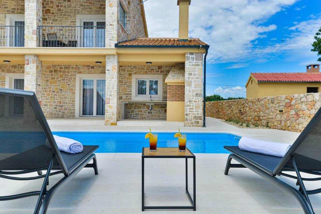 Luxury Stone Villa Banovi With Heated Pool Vinjerac Croatia