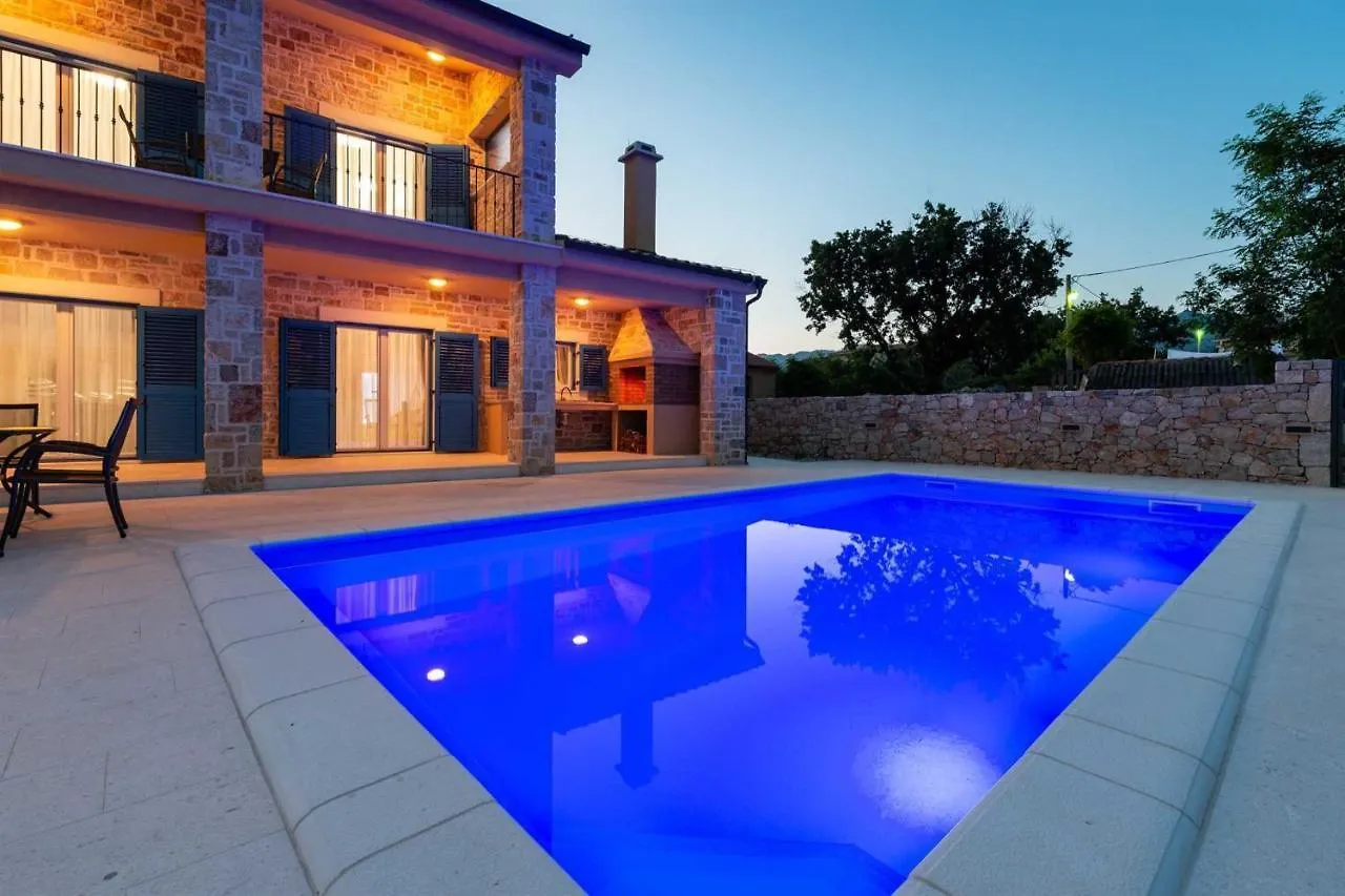 Luxury Stone Villa Banovi With Heated Pool Vinjerac Croatia